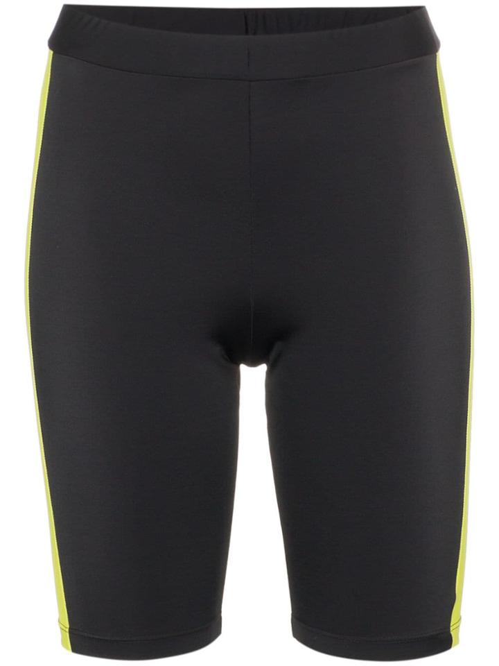 Fantabody Contrast Stripe Cycling Shorts - Black