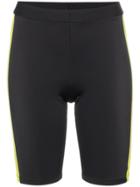 Fantabody Contrast Stripe Cycling Shorts - Black