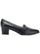 Gucci Pre-owned 1990's Horsebit Loafers - Black