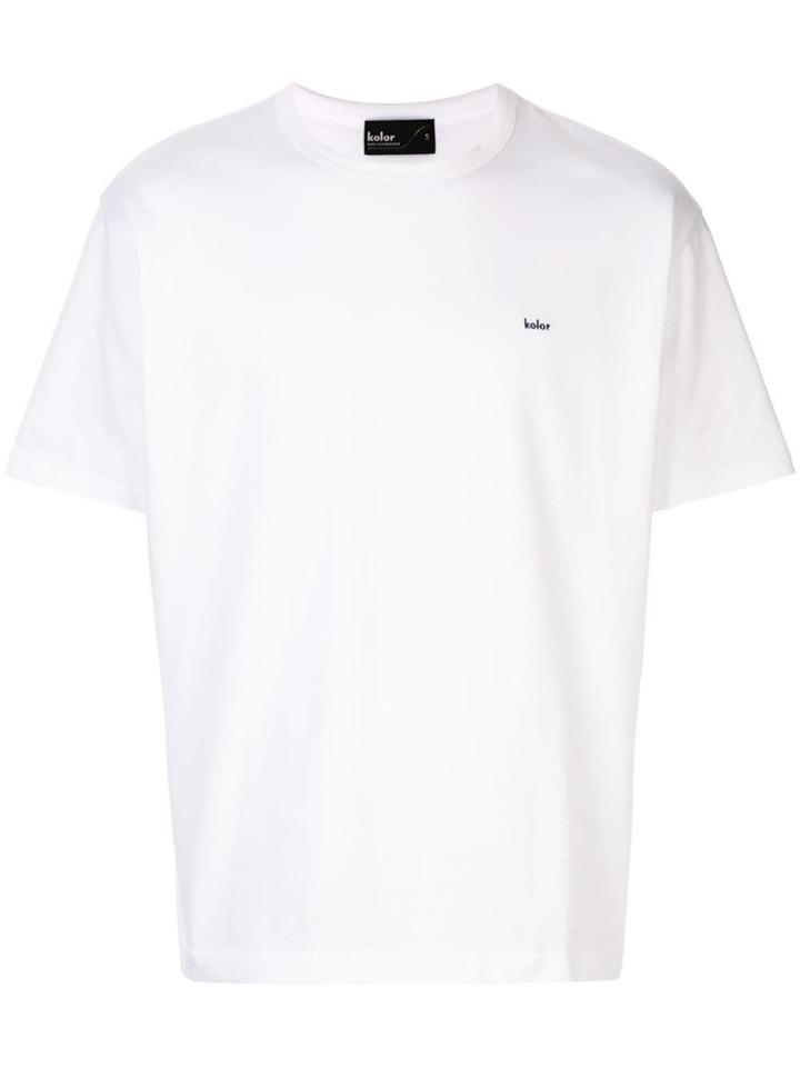 Kolor Embroidered Logo T-shirt - White