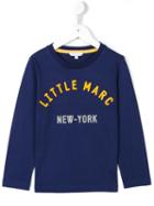 Little Marc Jacobs Logo Print Jersey T-shirt, Boy's, Size: 6 Yrs, Blue