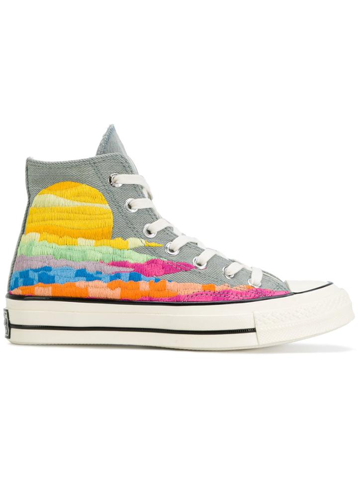 Converse Printed Hi-tops - Multicolour