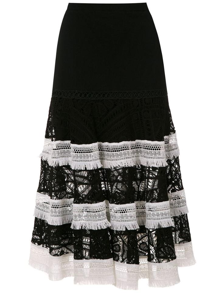 Martha Medeiros Renascença Midi Skirt - Black