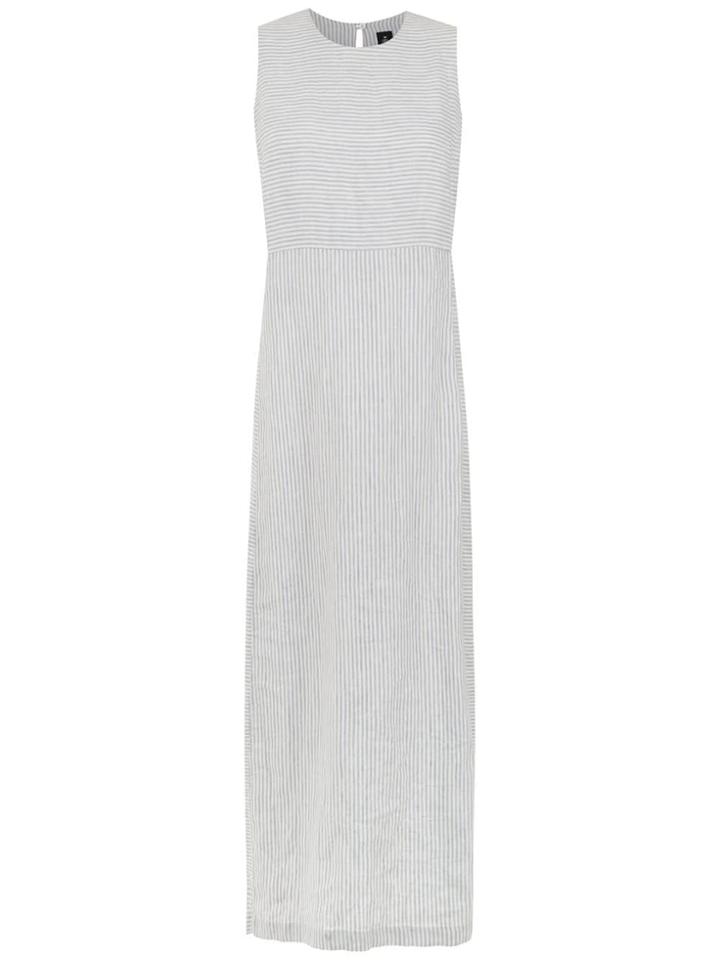 Osklen Long Linen Dress - Blue