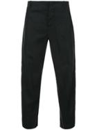 Forme D'expression Tailored Crop Curved Pants - Black