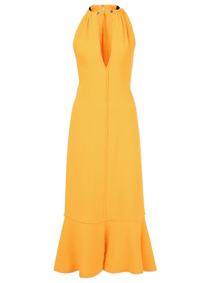Proenza Schouler Necklace Collar Midi Dress