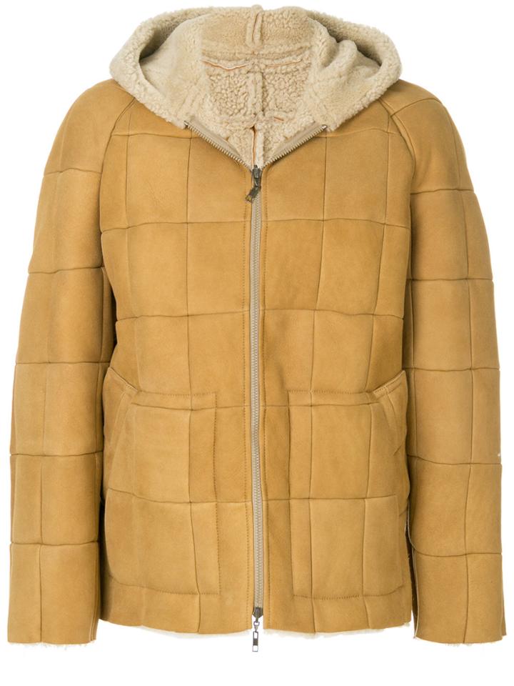 Maison Margiela Hooded Padded Jacket - Brown