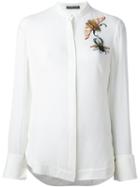 Alexander Mcqueen Embellished Insect Shirt