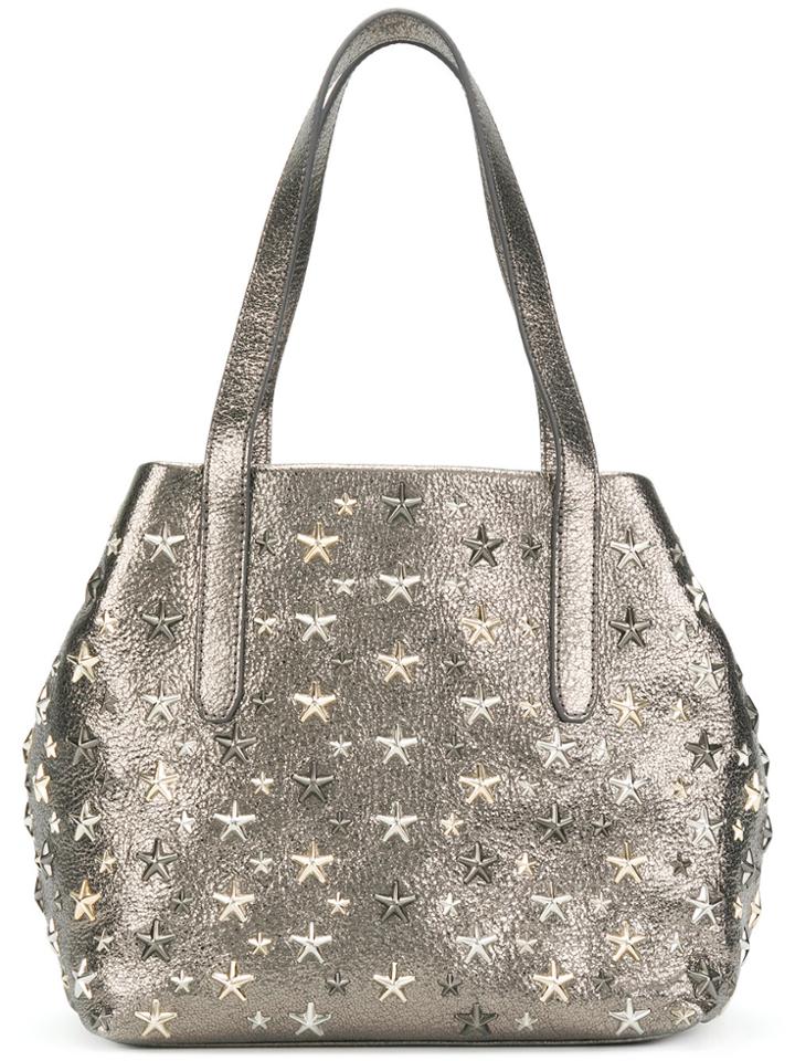 Jimmy Choo Star Studded Tote - Grey