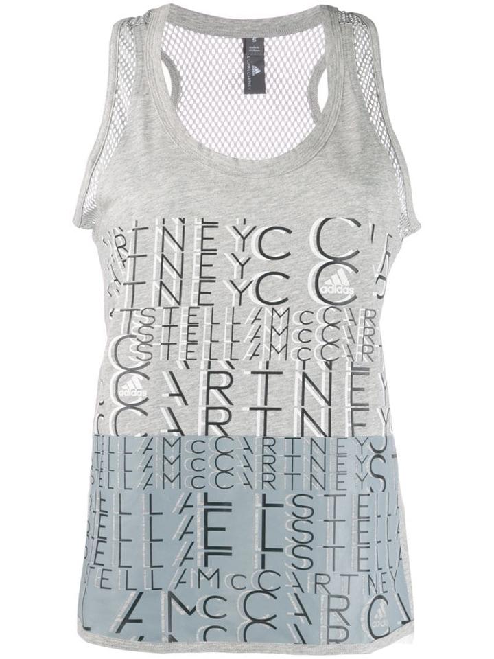 Adidas By Stella Mccartney Athletics Logo Tank Top - Grey
