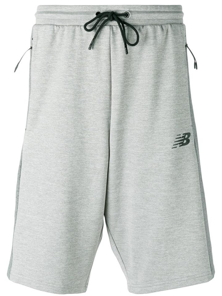Tech Sports Shorts - Men - Nylon/polyester/spandex/elastane - L, Grey, Nylon/polyester/spandex/elastane, New Balance