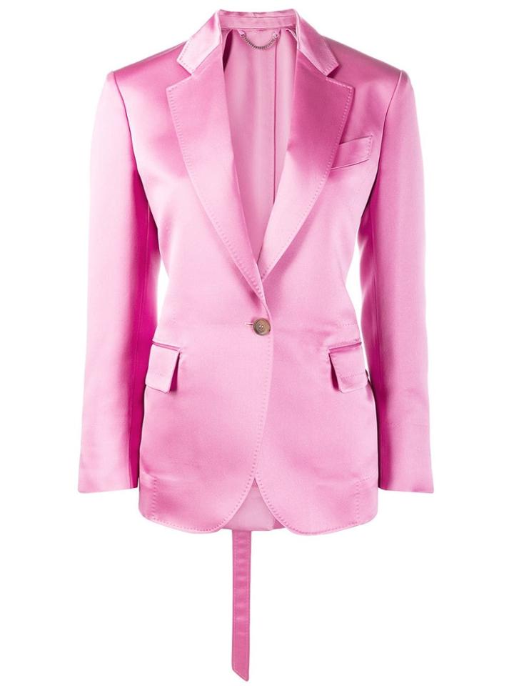 Salvatore Ferragamo Single Breasted Blazer - Pink