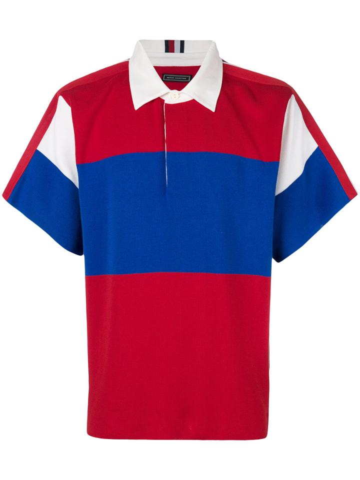 Tommy Hilfiger Oversized Rugby Polo - Red