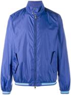 Moncler Light-weight Jacket, Men's, Size: 6, Blue, Polyamide