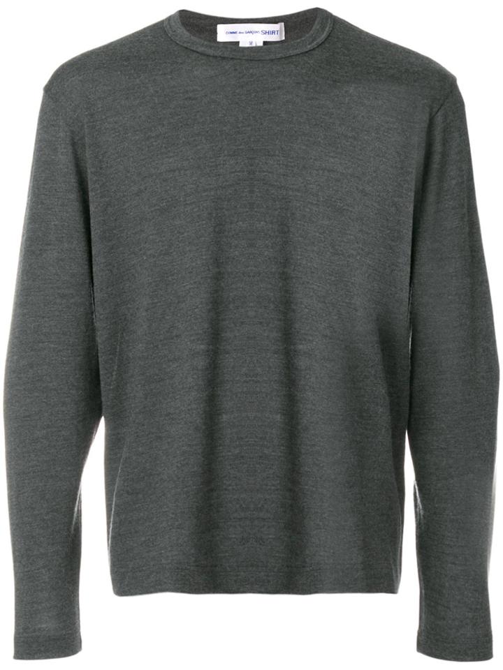 Comme Des Garçons Shirt Classic Fitted Sweater - Grey