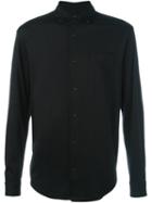 Ermenegildo Zegna Chest Pocket Shirt, Men's, Size: Large, Black, Cotton
