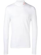 Calvin Klein 205w39nyc Logo Turtleneck Sweater - White