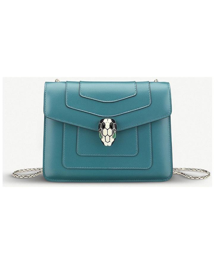 Bulgari Bulgari - Serpenti Forever Flap Cover Leather Bag -