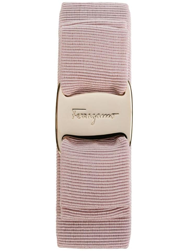 Salvatore Ferragamo Branded Hair Clip - Neutrals