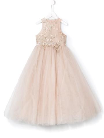 Mischka Aoki 'gift Of Grace' Dress, Girl's, Size: 12 Yrs, Grey