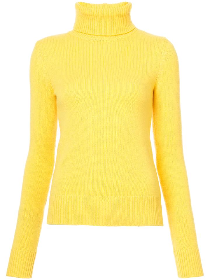 Ralph Lauren Collection Roll Neck Jumper - Yellow & Orange
