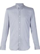 Maison Margiela Fine Striped Shirt - Blue