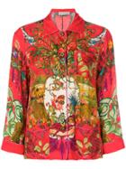 Etro Circus Print Pyjama Shirt - Red