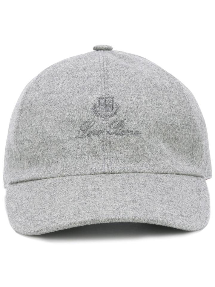 Loro Piana Baseball Cap, Men's, Size: Large, Grey, Cashmere/virgin Wool