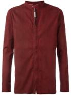 Isaac Sellam Experience Zip Front Lambskin Jacket, Men's, Size: Xxl, Red, Lamb Skin