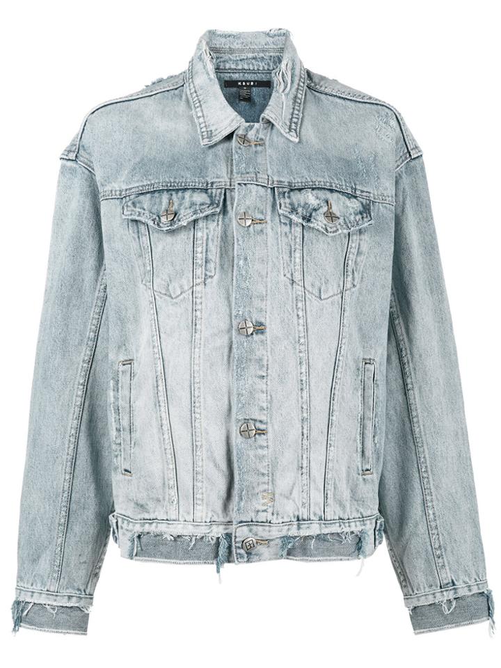 Ksubi Oversized Denim Jacket - Blue