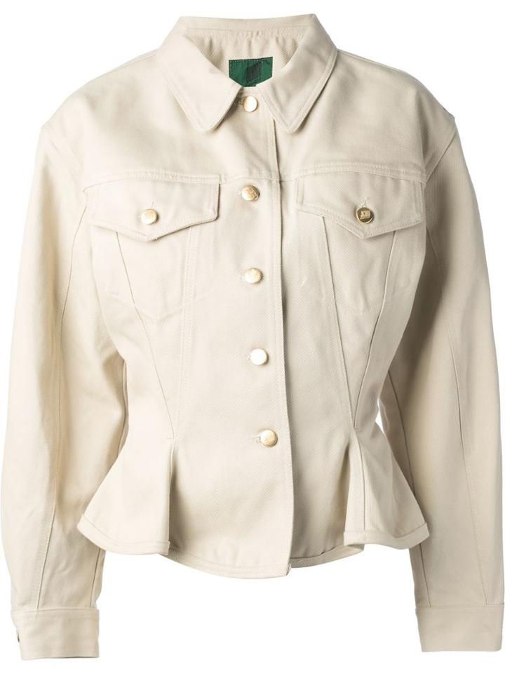 Jean Paul Gaultier Pre-owned Peplum Jacket - Neutrals