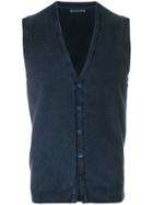 Jacob Cohen Sleeveless V-neck Vest - Blue