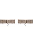 Bordelle Webbed Garters - Neutrals