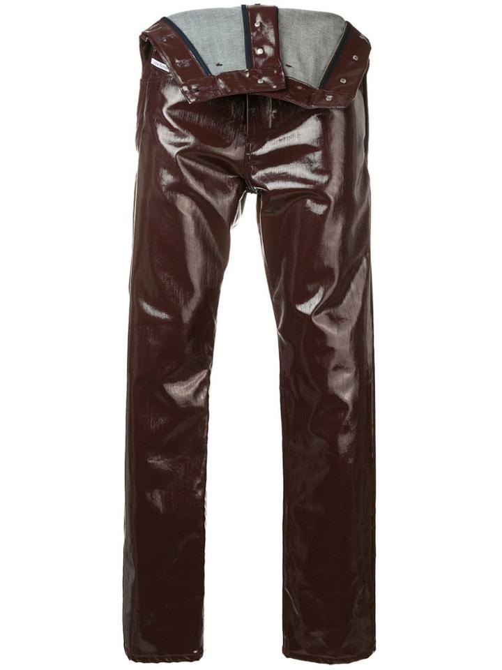 Diesel Red Tag Slim Varnished Trousers