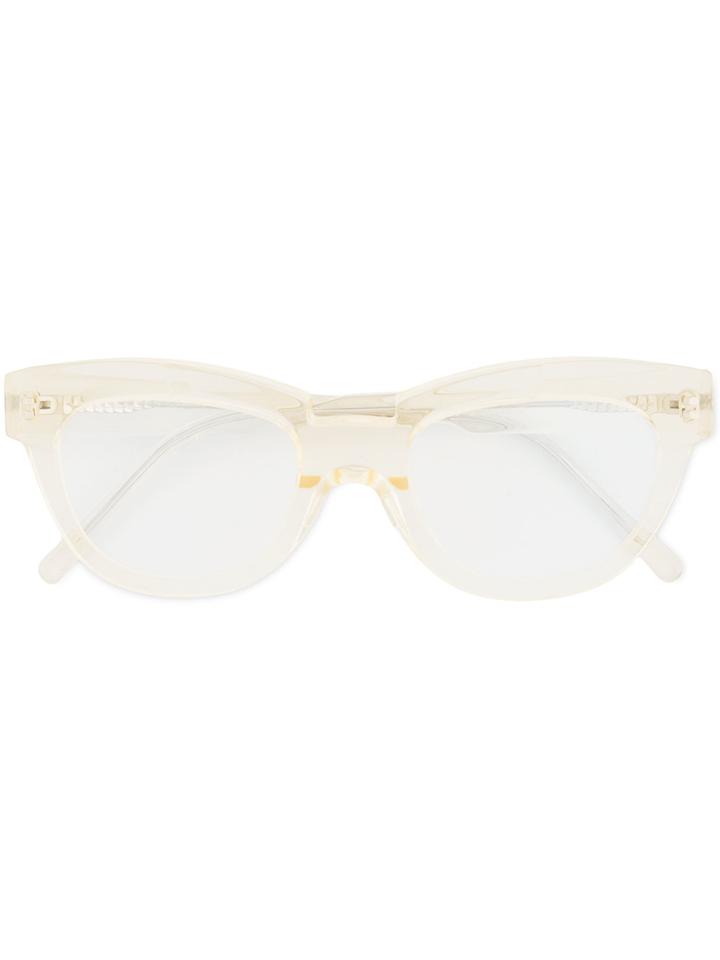 Kuboraum Round Frame Glasses - Nude & Neutrals