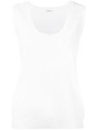 P.a.r.o.s.h. Side Stripe Tank Top - White