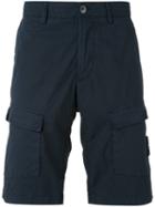 Stone Island - Logo Patch Cargo Shorts - Men - Cotton/spandex/elastane - 30, Blue, Cotton/spandex/elastane