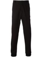 Kenzo Tapered Trousers, Men's, Size: 48, Black, Cotton/linen/flax/spandex/elastane