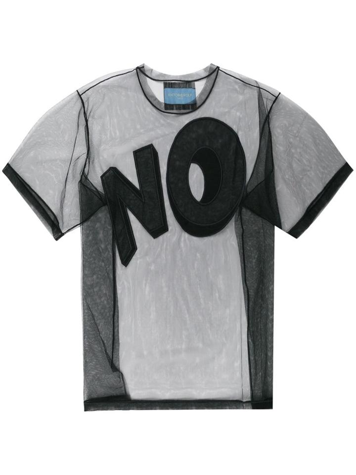 Viktor & Rolf The Bigger No Oversized T-shirt - Black