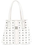 Mcm Liz Reversible Shopper Bag - White