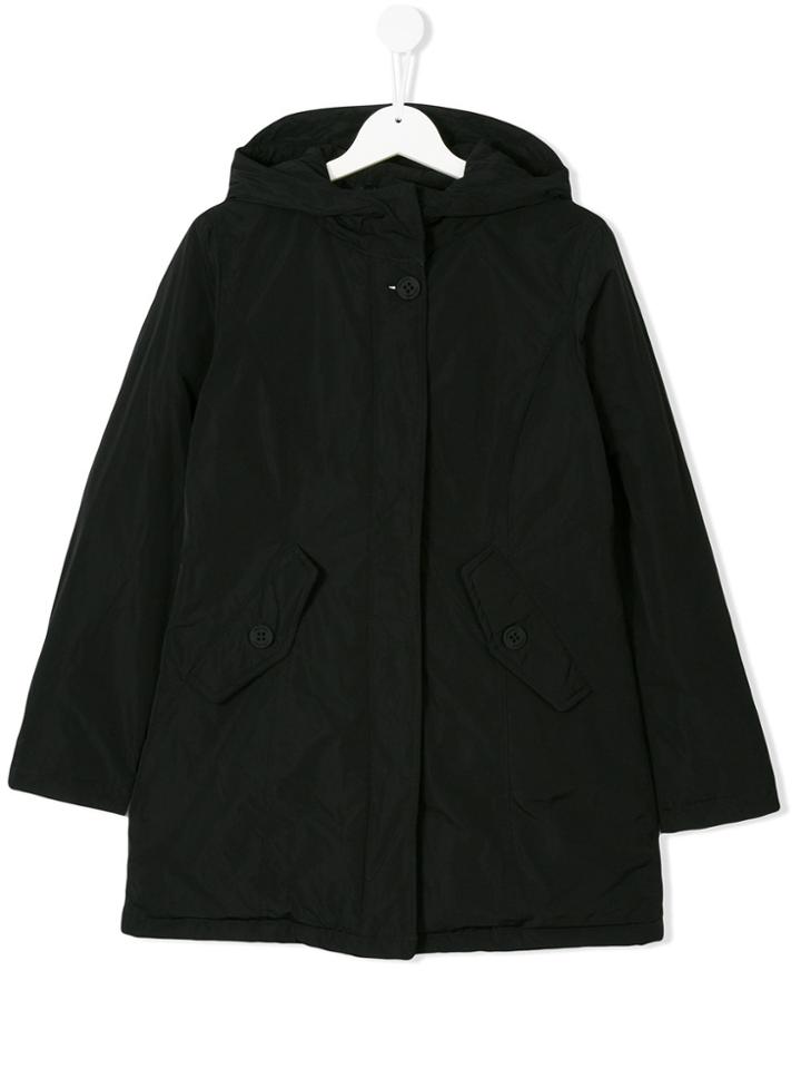 Freedomday Junior Teen Down Trench Coat - Black