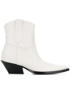 Maison Margiela Pointed Ankle Boots - White