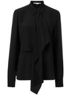 Stella Mccartney Ruffle Front Shirt - Black