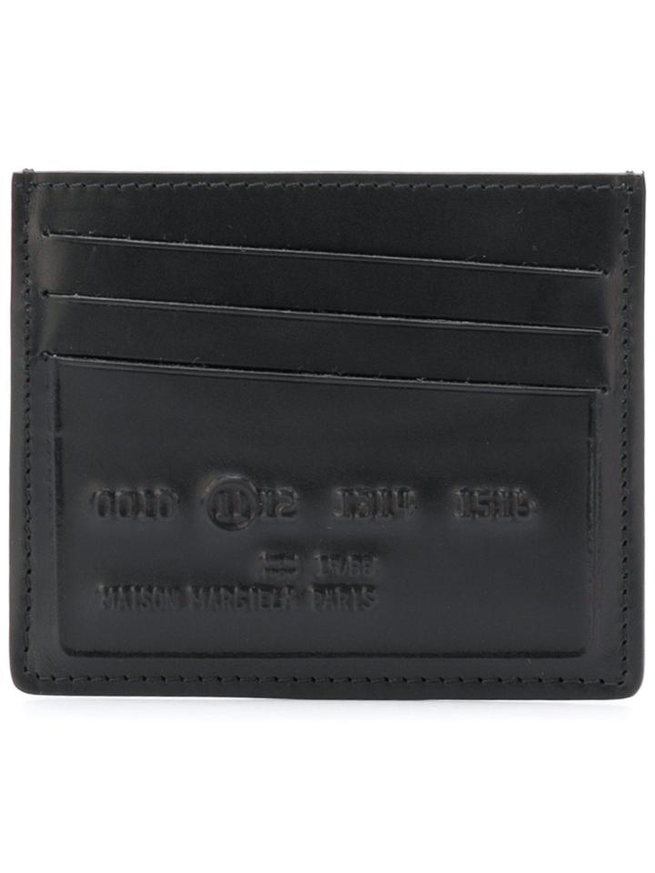 Maison Margiela Logo Cardholder - Black