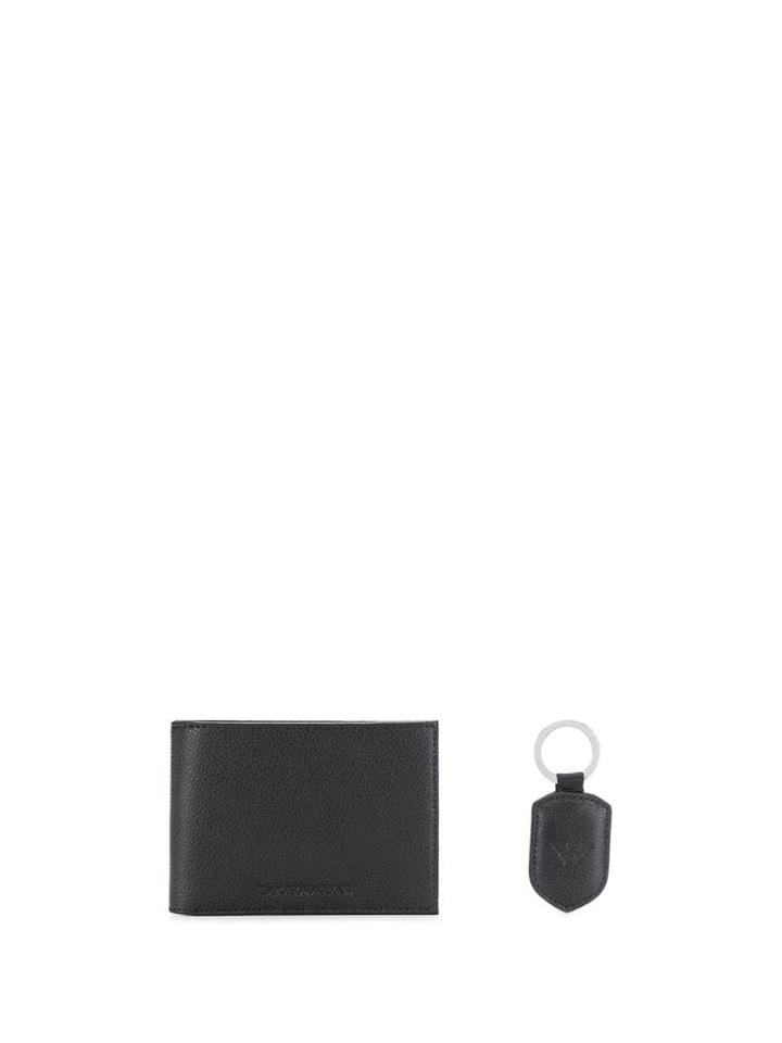 Emporio Armani Embossed Logo Wallet - 81072 Black
