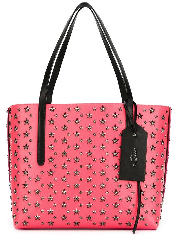 Jimmy Choo Twist East West Tote, Women's, Pink/purple, Leather