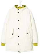 Stone Island Junior Teen Reversible Padded Coat - Yellow