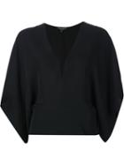 Narciso Rodriguez Batwing Sleeve V-neck Top