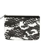 Pierre Hardy Geometric Camouflage Print Pouch