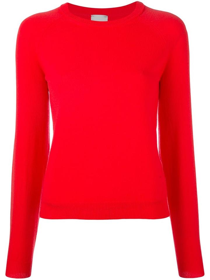 Paul Smith Cashmere Crew Neck Jumper, Women's, Size: Xl, Red, Cashmere